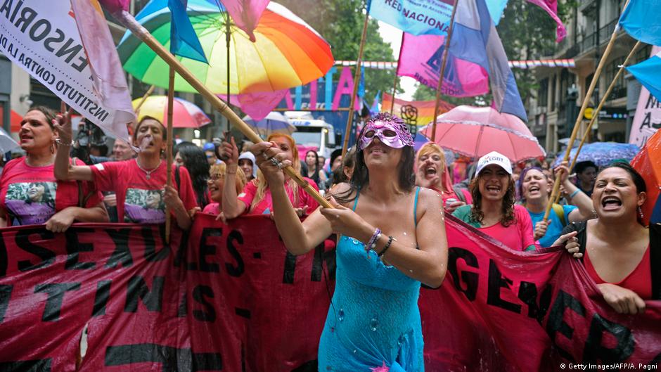 Argentinien XXV-Ausgabe des LGBTIQ Pride Parade in Buenos Aires