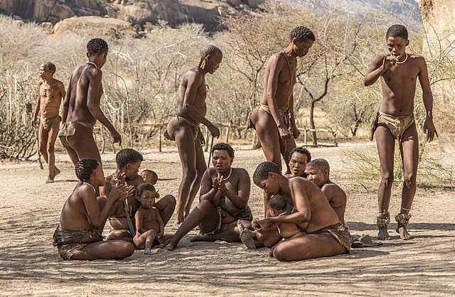población primitiva namibia